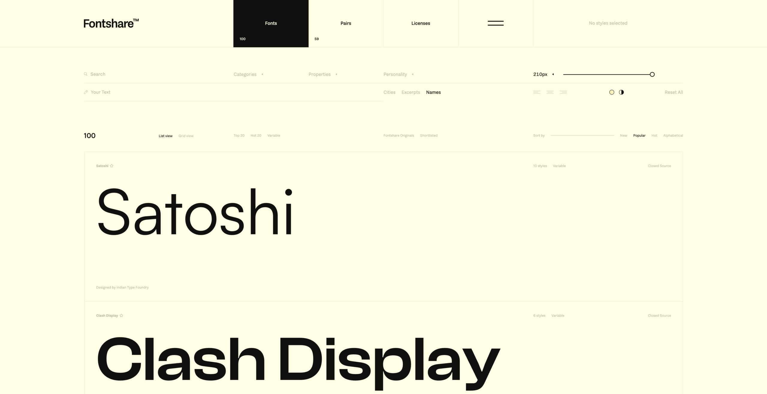 無料で利用できる高品質フォント「Fontshare」